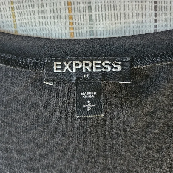 EXPRESS - Black Beaded Sleeveless Top - Picture 2 of 4